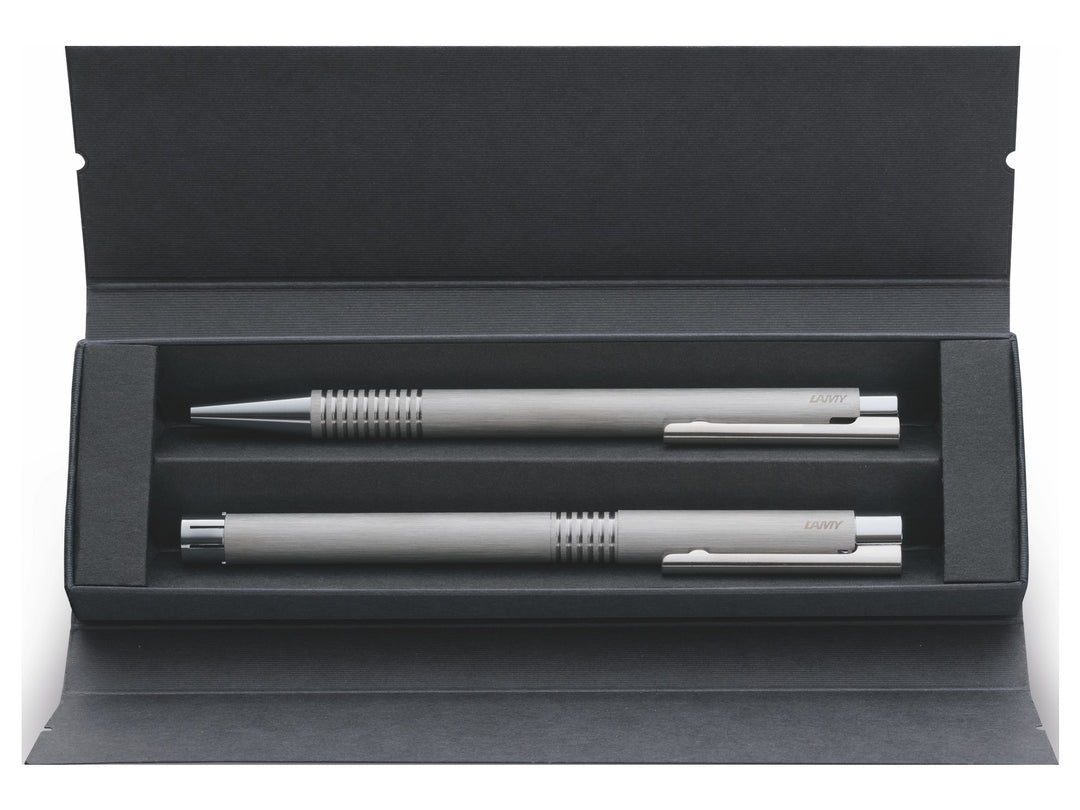 LAMY premium pen gift box displaying two LAMY writing instruments in a presentation insert