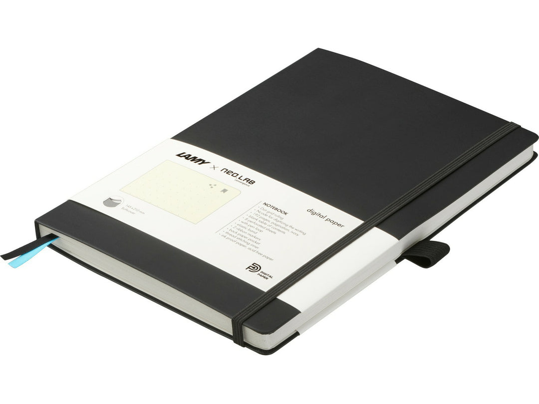 LAMY Digital Paper Notebook for ncode Technology Digital Writing A5 notebook with elastic closure and pen loop