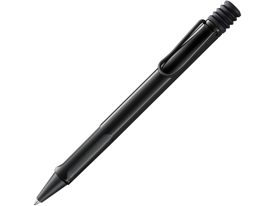LAMY safari Ballpoint Pen Meteorite Special Edition 2026 in black with ergonomic grip and black clip
