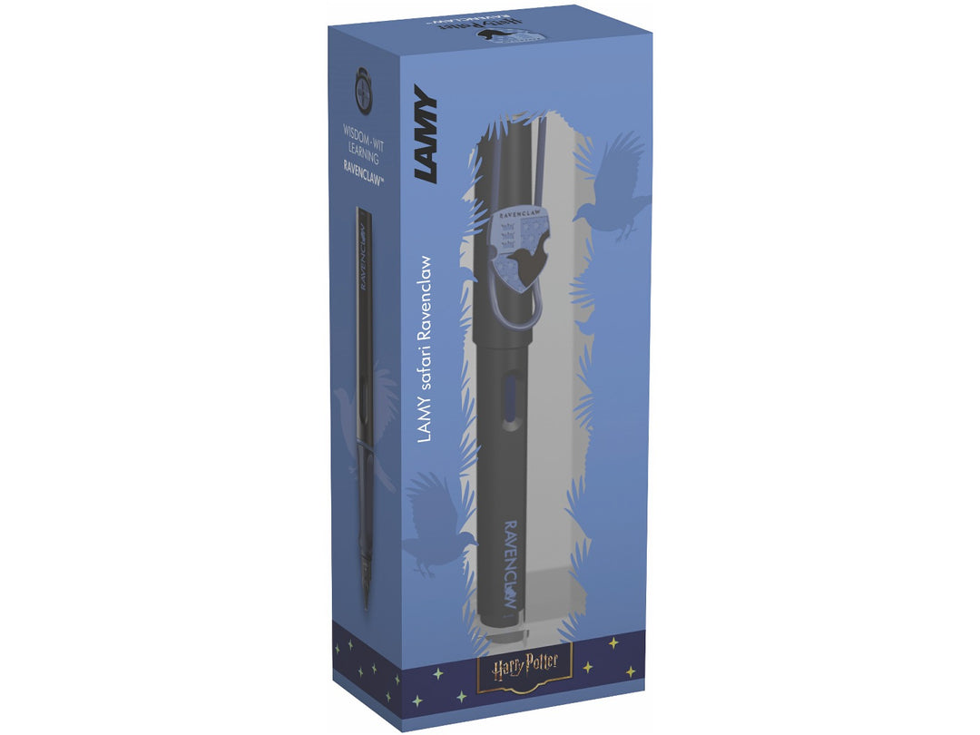 LAMY safari Harry Potter Ravenclaw fountain pen gift box with Ravenclaw collector packaging and house artwork