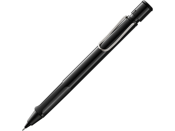 LAMY safari mechanical pencil in black with ergonomic grip and 0.5mm lead mechanism
