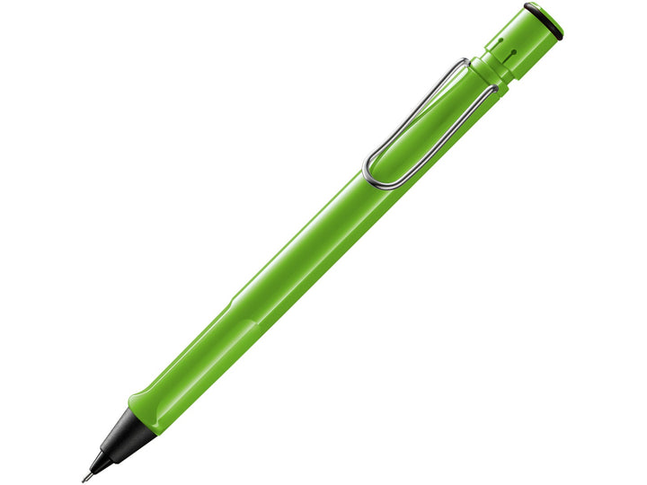 LAMY safari mechanical pencil in green with ergonomic grip and 0.5mm lead mechanism