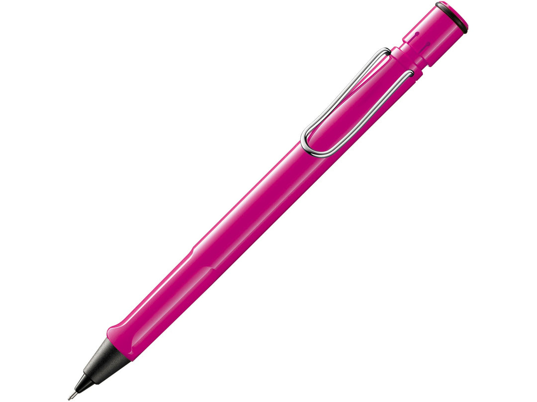 LAMY safari mechanical pencil in pink with ergonomic grip and 0.5mm lead mechanism