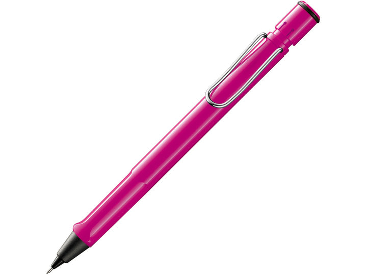 LAMY safari mechanical pencil in pink with ergonomic grip and 0.5mm lead mechanism