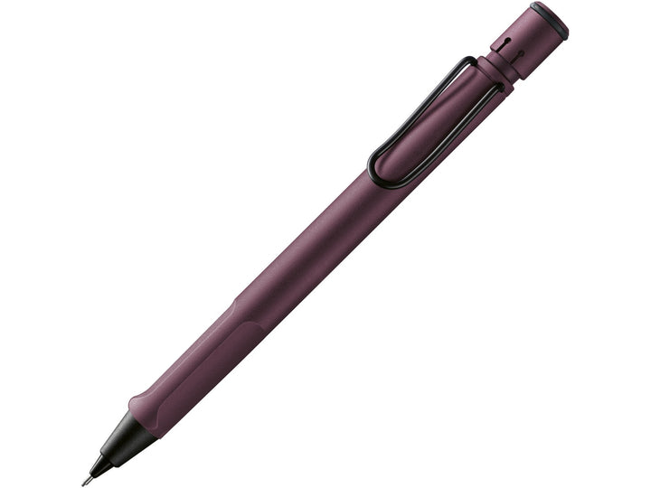LAMY safari mechanical pencil in scarlet with ergonomic grip and black metal clip