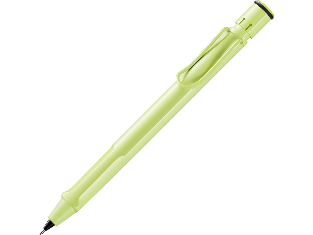 LAMY safari mechanical pencil in spring green with ergonomic grip and 0.5mm lead mechanism