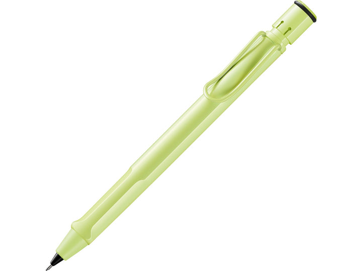 LAMY safari mechanical pencil in spring green with ergonomic grip and 0.5mm lead mechanism