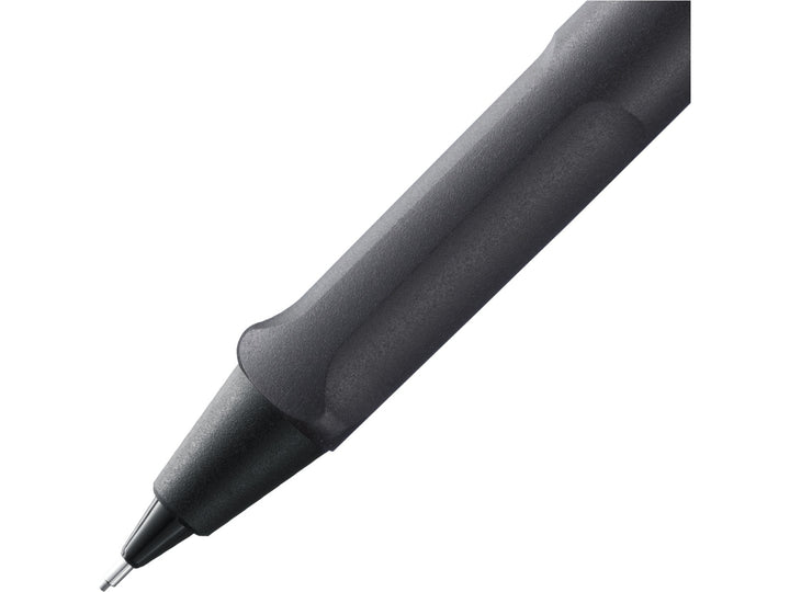 LAMY safari mechanical pencil ergonomic grip detail in umbra with precision 0.5mm lead mechanism