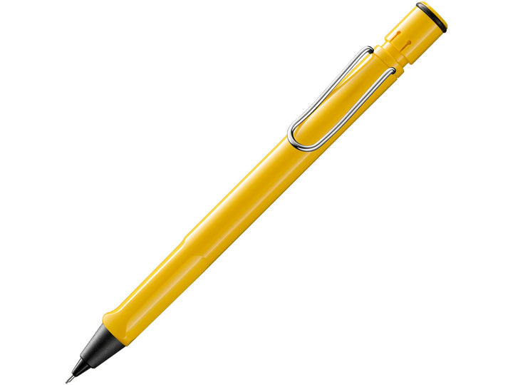 LAMY safari mechanical pencil in yellow with ergonomic grip and 0.5mm lead mechanism