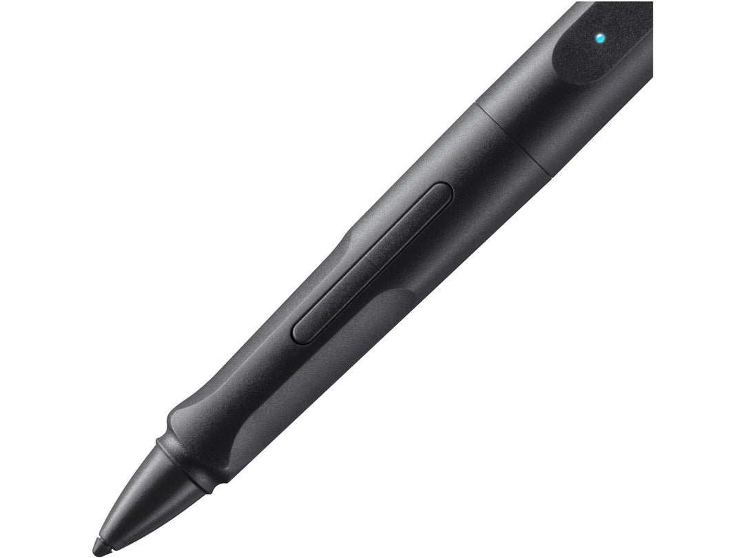 LAMY safari note+ Digital Writing Pen All Black shortcut button and ergonomic grip close-up