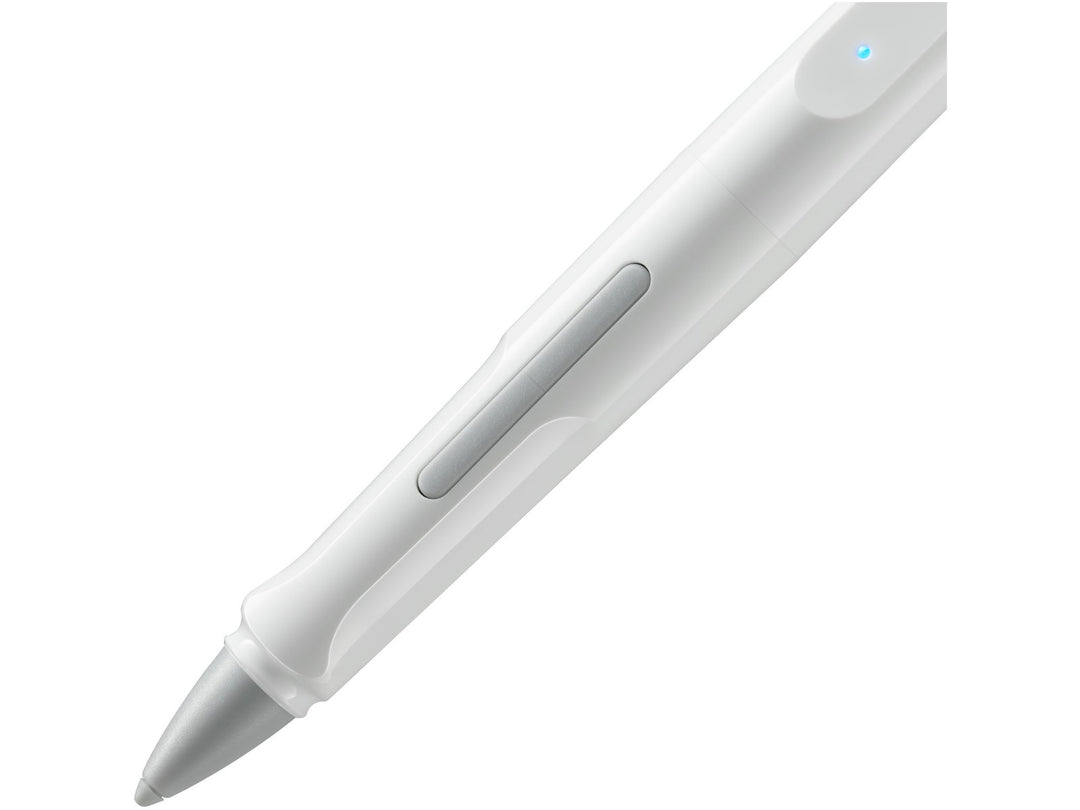 LAMY safari note+ Digital Writing Pen White shortcut button and ergonomic grip close-up