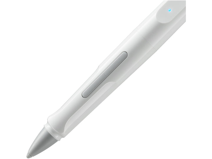 LAMY safari note+ Digital Writing Pen White shortcut button and ergonomic grip close-up