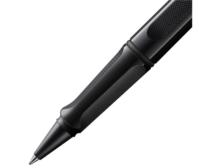 LAMY safari Rollerball Pen Meteorite Special Edition 2026 ergonomic grip section and rollerball tip close-up