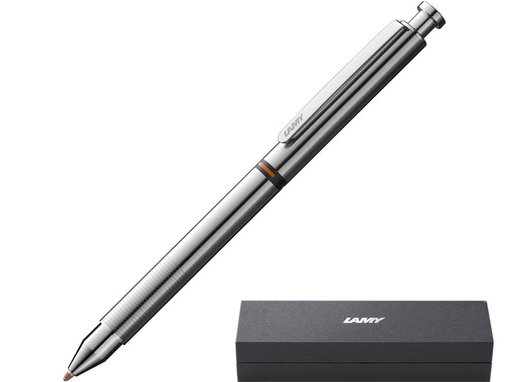 LAMY st Tri Pen Multisystem Pen Silver with LAMY presentation gift box