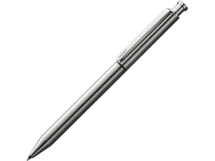 LAMY st Twin Pen and Leather Pouch Set stainless steel multifunction pen