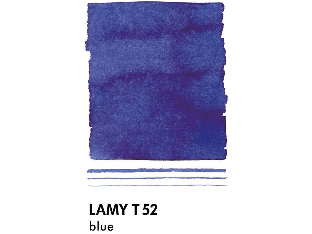 LAMY T52 Blue Fountain Pen Ink colour swatch