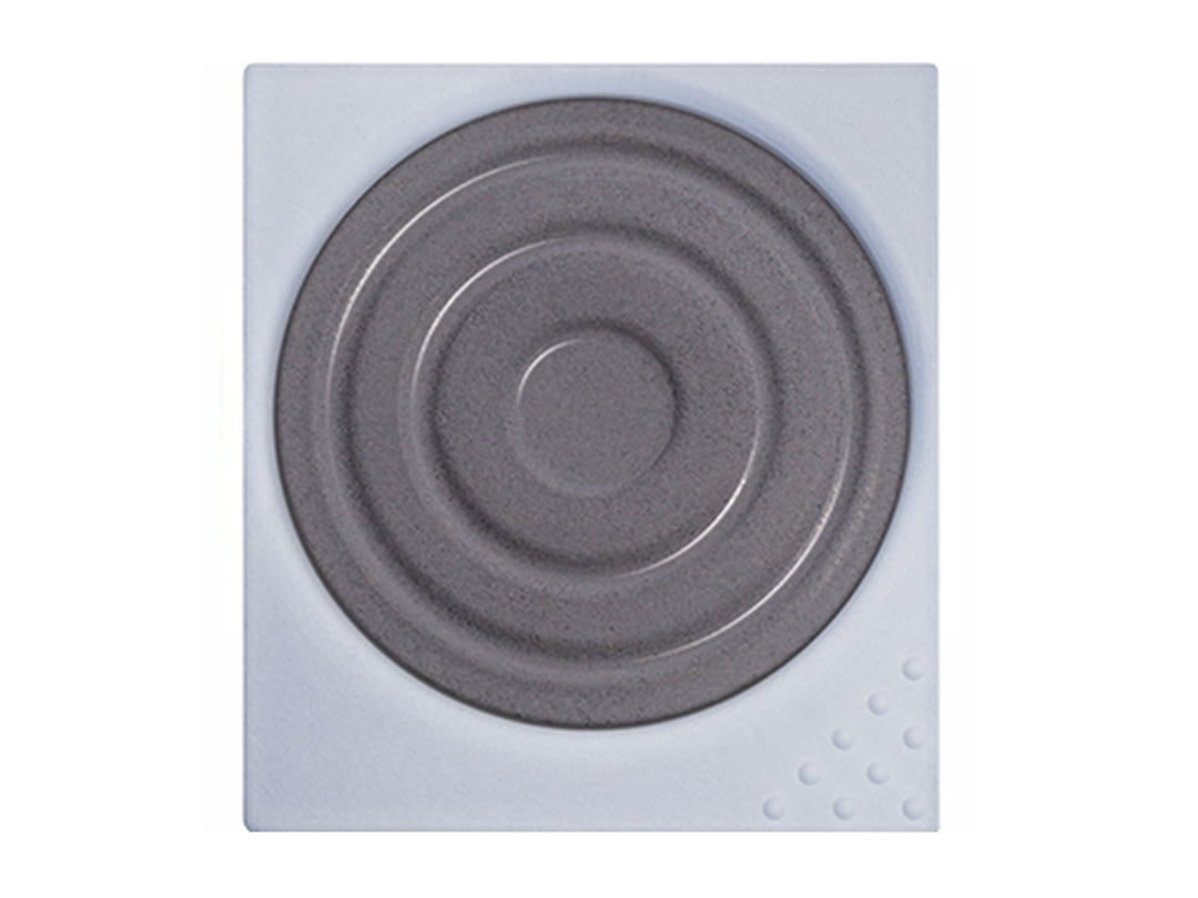 LAMY aquaplus Watercolour Paint Pan in Paynes Grey, featuring a square paint pan with a circular paynes grey watercolour cake and textured mixing surface designed for use with the LAMY Z 70 Paint Tray and aquaplus painting system