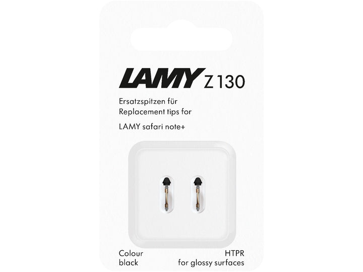 LAMY Z130 Black Replacement Tips for safari note+ Digital Writing Pen Pack of 2