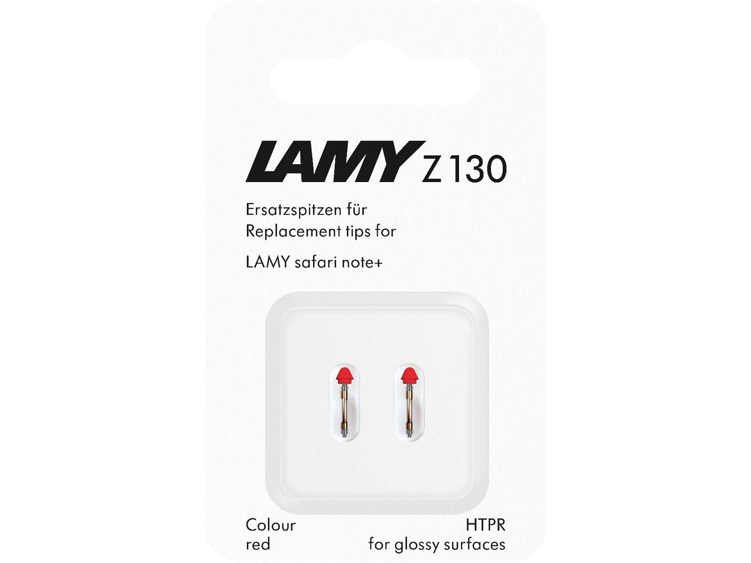 LAMY Z130 Red Replacement Tips for safari note+ Digital Writing Pen Pack of 2