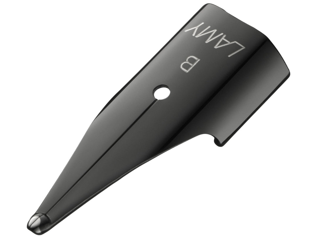 LAMY Z50 black steel fountain pen nib in Broad width for compatible LAMY fountain pens