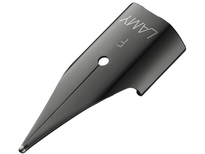 LAMY Z50 black steel fountain pen nib in Fine width for compatible LAMY fountain pens