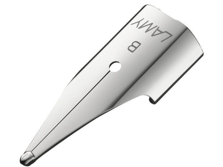 LAMY Z50 polished steel fountain pen nib in Broad width for compatible LAMY fountain pens