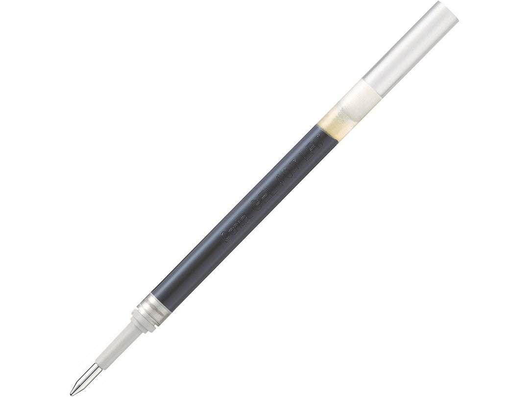 Pentel EnerGel LR7 0.7mm Black Gel Roller Refill, featuring fast-drying EnerGel liquid gel ink, a precision metal tip and genuine Pentel replacement design for compatible EnerGel and Sterling rollerball pens