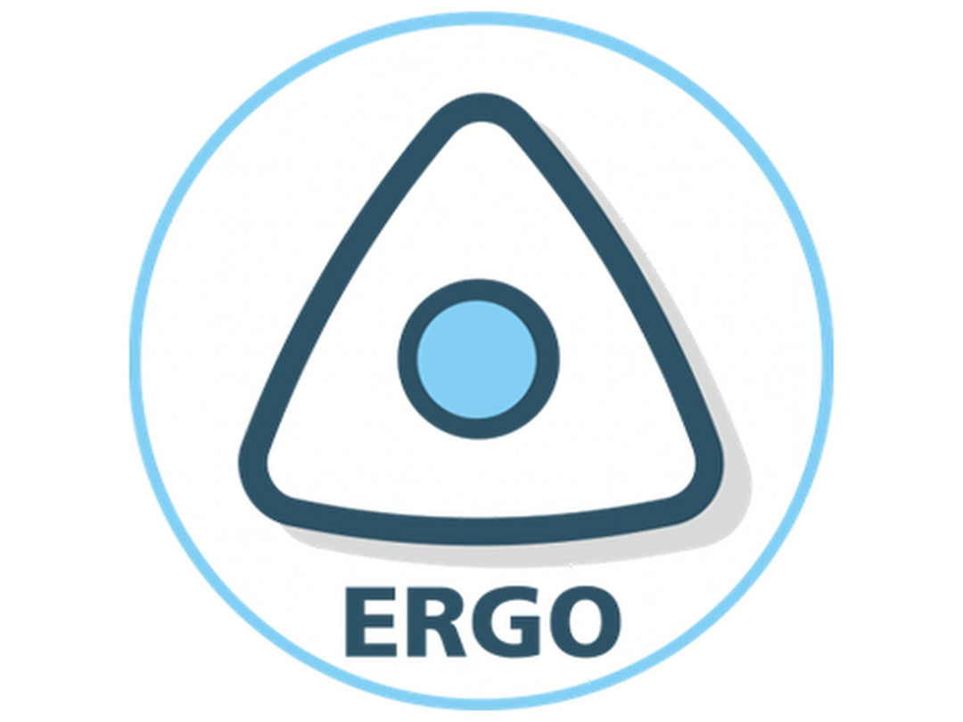 STABILO Cappi ergonomic grip icon showing the triangular pen shape designed for comfortable handling