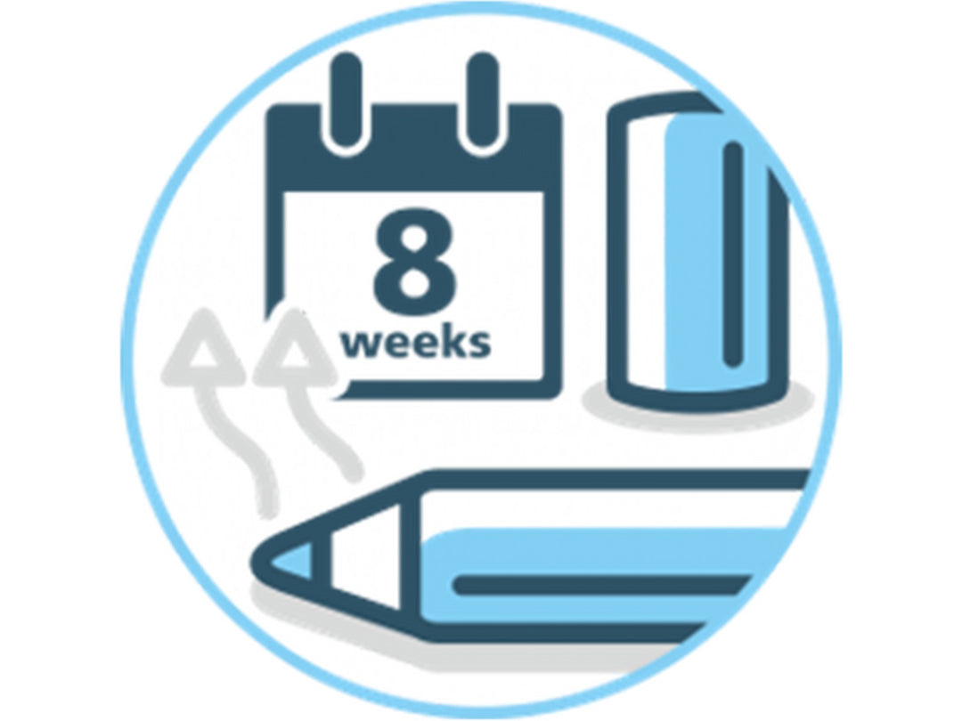 STABILO power cap-off technology icon showing the felt-tip pen can remain uncapped for up to 8 weeks without drying out