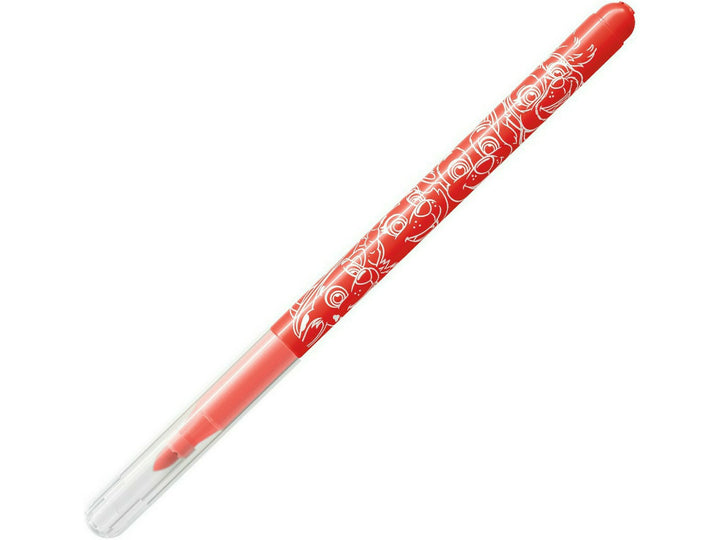 Red STABILO power PAW Patrol felt-tip pen with transparent cap, 2mm round tip and white PAW Patrol character illustrations on the barrel