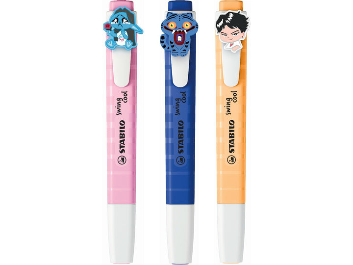 STABILO swing cool KPop Demon Hunters Highlighters Set of 3 – Jinu, Derpy &amp; Demon Baby