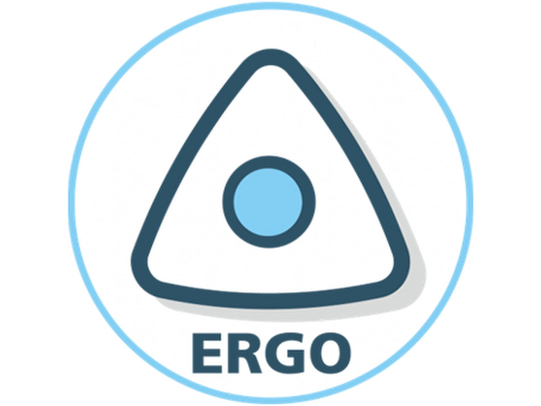 STABILO Trio A-Z ergonomic grip icon showing the triangular barrel shape designed for comfortable handling