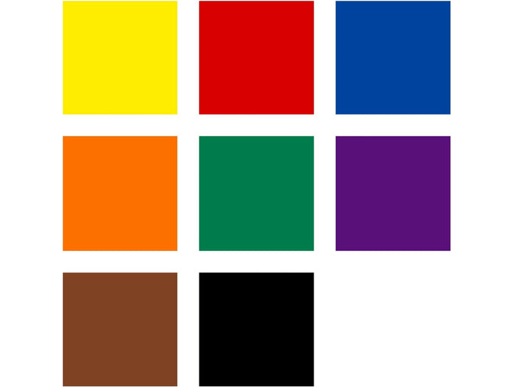 STAEDTLER Lumocolor permanent pen 318 fine assorted colours palette showing full 8 colour range