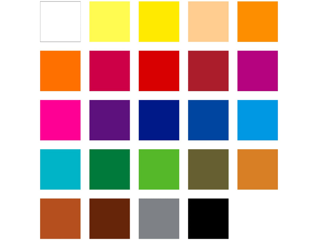 STAEDTLER Noris Colour 185 coloured pencil swatch showing 24 assorted colour tones