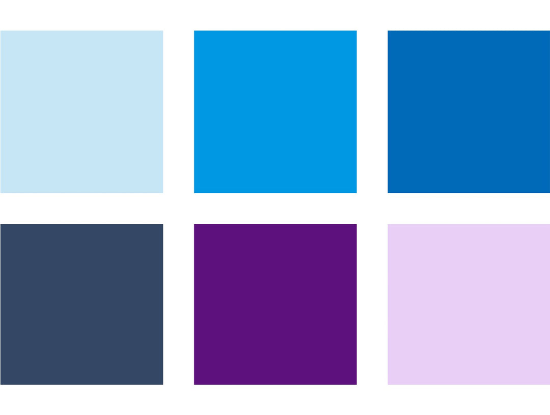 STAEDTLER Pigment Brush Pen 371 Set – Blues &amp; Violets (Pack of 6)