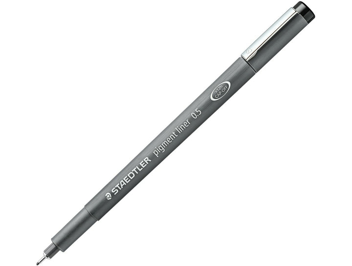 STAEDTLER pigment liner 308 black pen 0.5 with fine metal clad tip