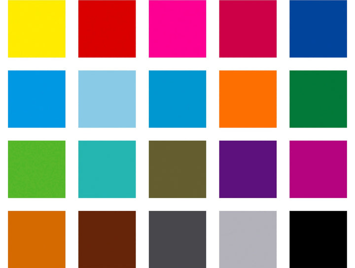 STAEDTLER Triplus Fineliner 334 colour selection chart showing 20-colour fineliner range