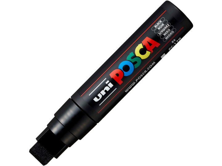 uni POSCA PC-17K Black Extra Broad Paint Marker with 17mm chisel tip