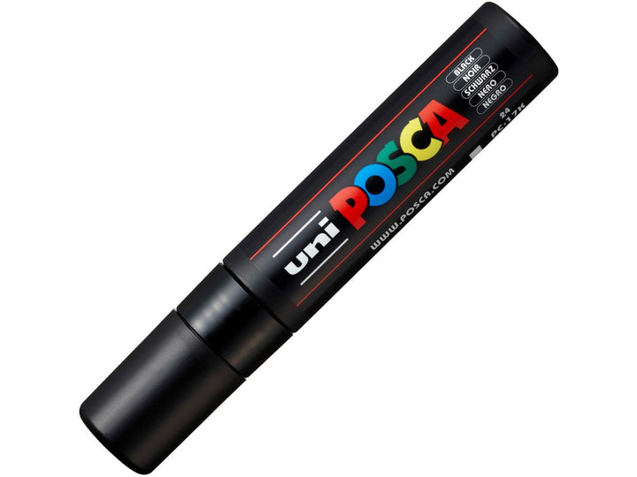 uni POSCA PC-17K Black Extra Broad 17mm Paint Marker with cap fitted