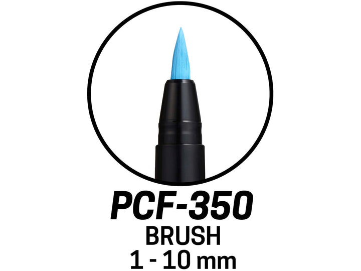 uni POSCA PCF-350 flexible brush tip with 1–10mm stroke width