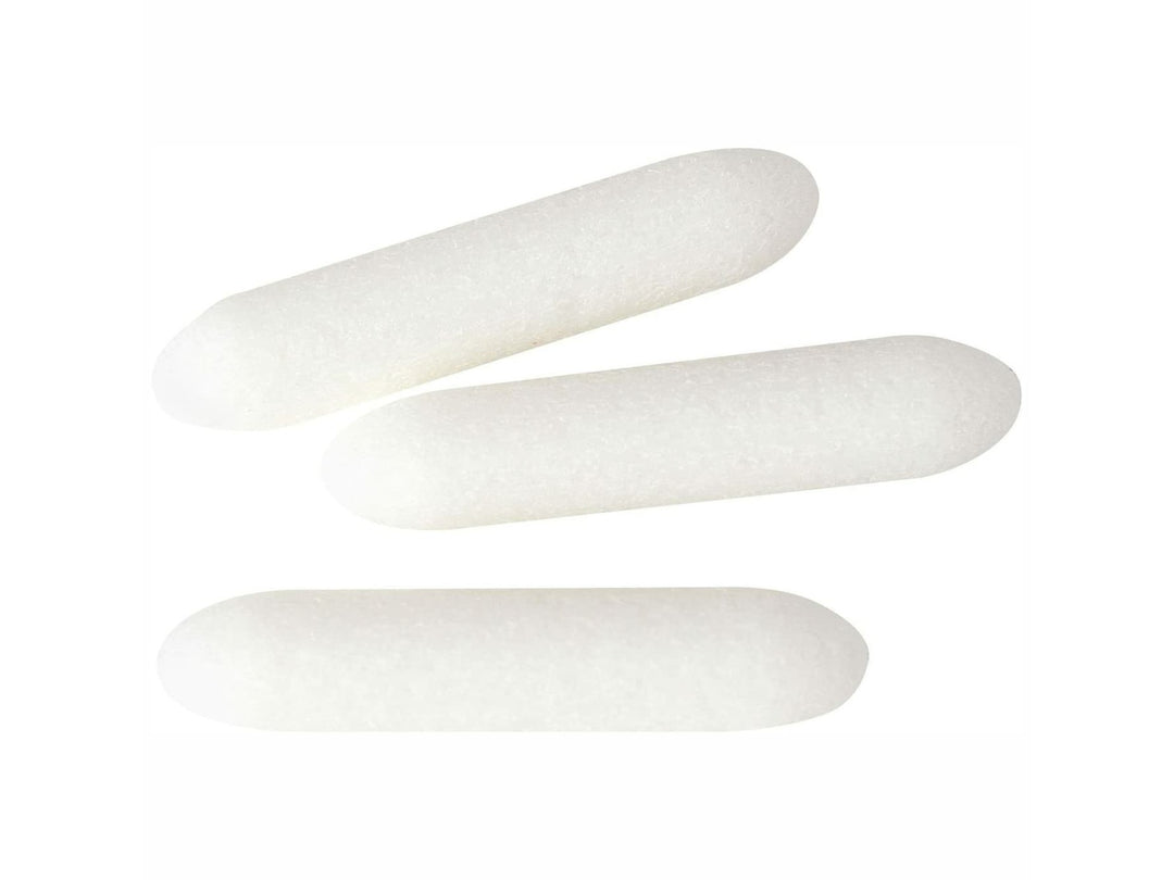 Three genuine uni POSCA PC-5M replacement marker tips displayed on a white background, designed to restore performance and extend the life of PC-5M paint markers