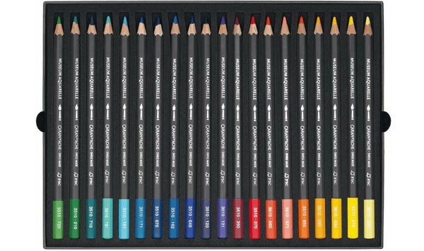 Caran d'Ache Museum Aquarelle Watercolour Pencil Box of 40 Assorted