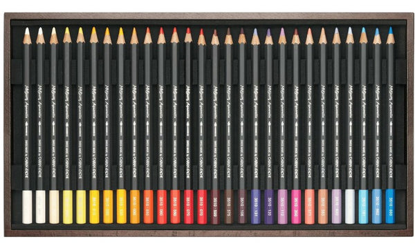 Caran d'Ache Museum Aquarelle Watercolour Pencil Wooden Box of 76 Assorted + 3 Technalo + 1 Grafwood