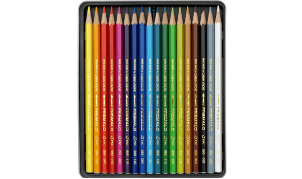Caran d'Ache Prismalo Water Soluble Colour Pencils 18 Assorted