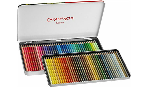 Caran d'Ache Prismalo Water Soluble Colour Pencils 80 Assorted