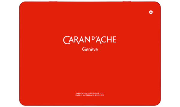 Caran d'Ache Fibralo Fibre Tipped Pens Tin of 24 Assorted Colours