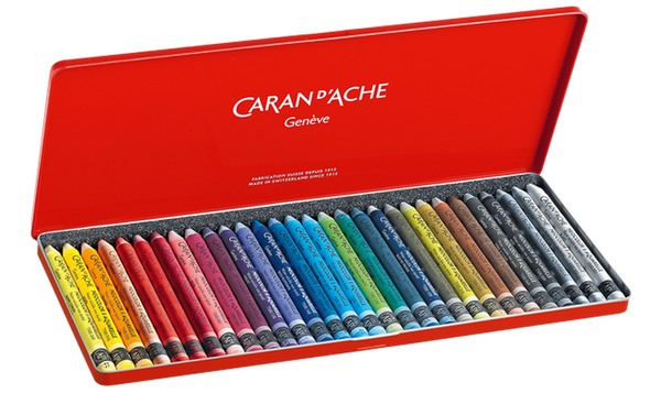 Caran d'Ache Neocolor II Water Soluble Wax Pastels Assortment of 30