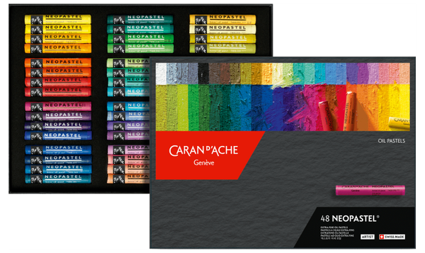Caran d'Ache Neopastel Oil Pastel Box of 48