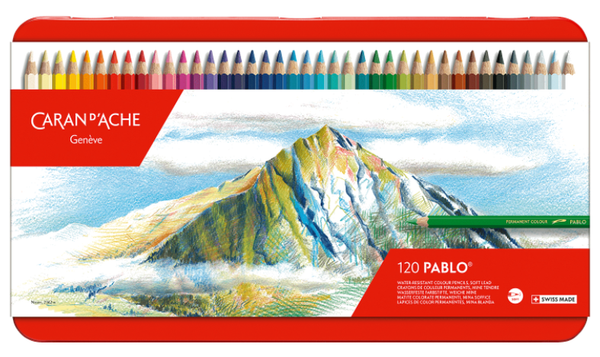 Caran d'Ache Pablo Colour Pencils 120 Assorted Colours