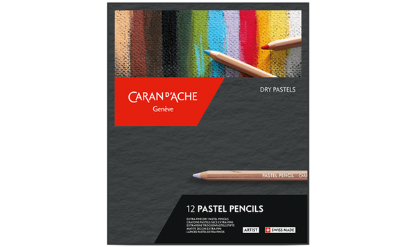 Caran d'Ache Pastel Pencil Assorted Box of 12